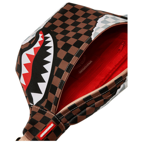Sprayground Τσαντάκι μέσης Brown Tear Away Savvy Crossbody